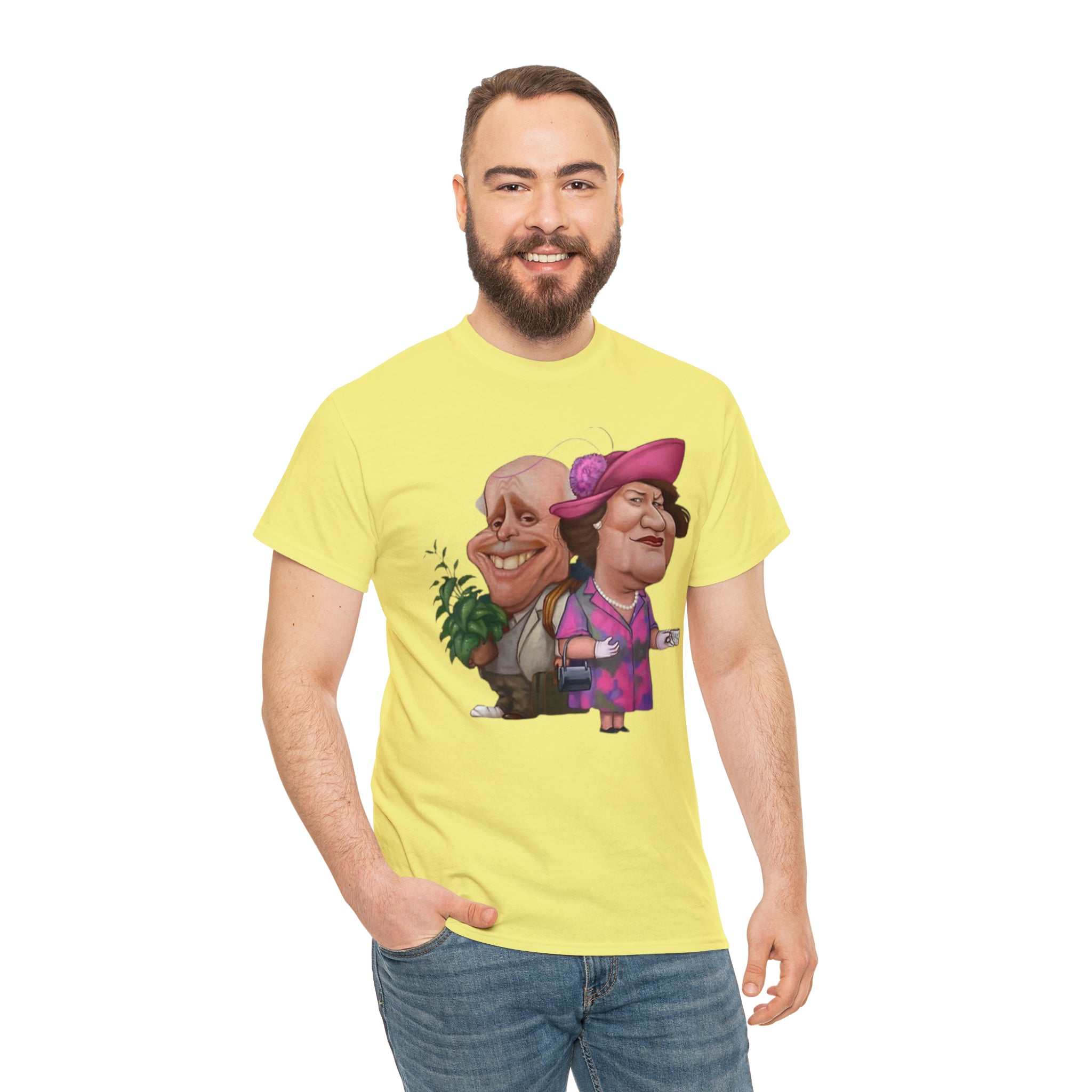Keeping Up Appearances 90's TV Show-Unisex Heavy Cotton T-Shirt - Creations by Chris and Carlos